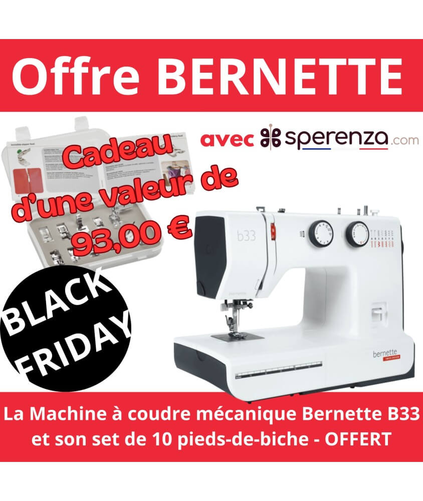 Machine à coudre B33 - Bernette - Garantie 5 ans promotion black friday solde