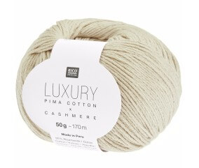 Pelote de cachemire et de coton Luxury Pima Cotton x Cashmere - Rico Design
