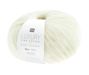 Pelote de cachemire et de coton Luxury Pima Cotton x Baby Alpaca - Rico Design