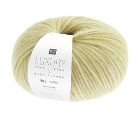 Pelote de cachemire et de coton Luxury Pima Cotton x Baby Alpaca - Rico Design