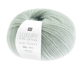 Pelote de cachemire et de coton Luxury Pima Cotton x Baby Alpaca - Rico Design
