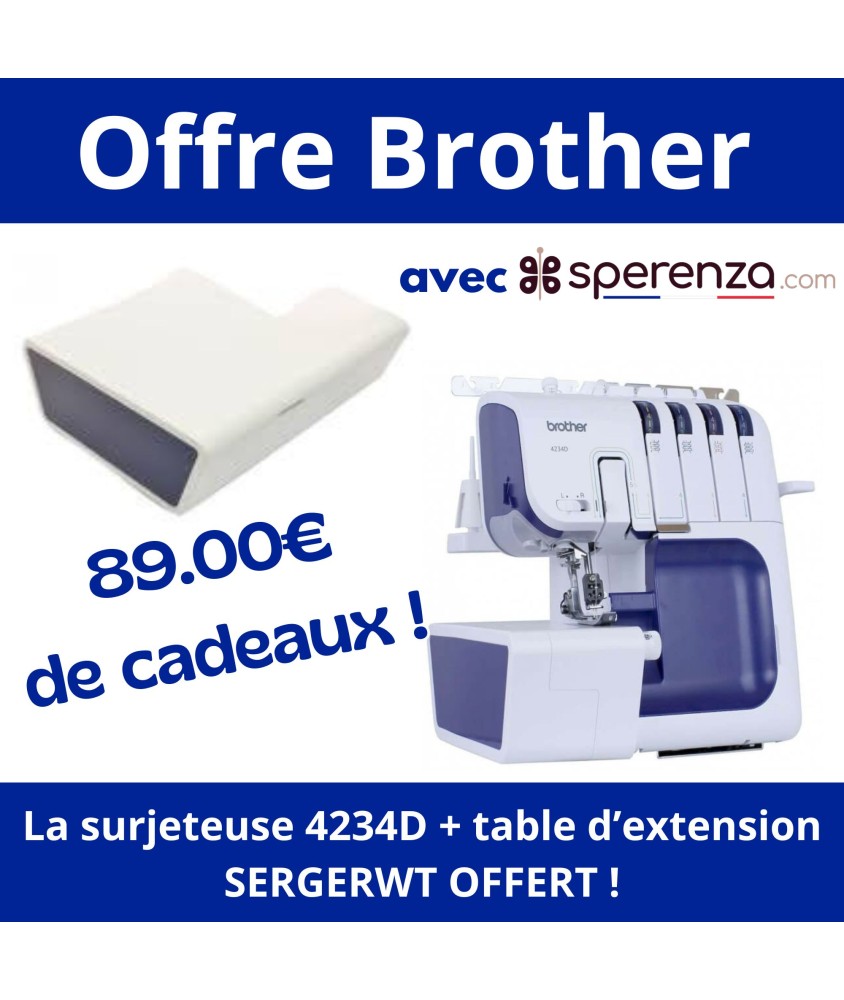 Surjeteuse 4234D - Brother - Garantie 3 ans NOEL OFFRE PROMOTION BLACK FRIDAY promo offre