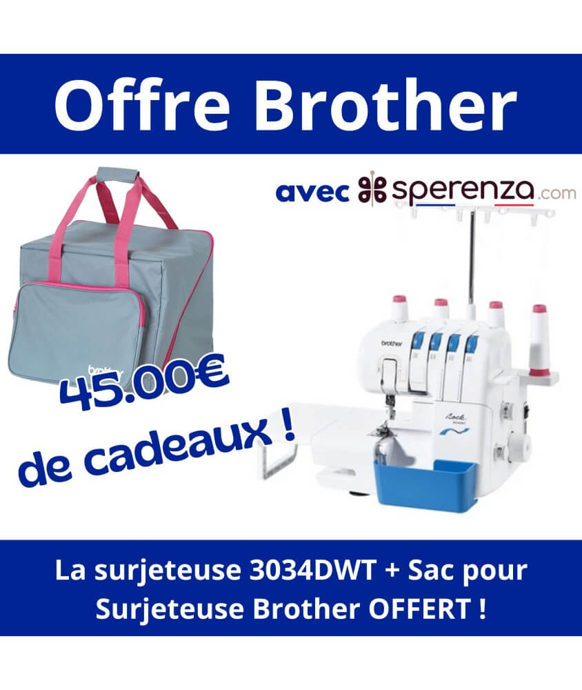 Surjeteuse 3034DWT - Brother - Garantie 3 ans promotion offre cadeaux fête noël solde promo