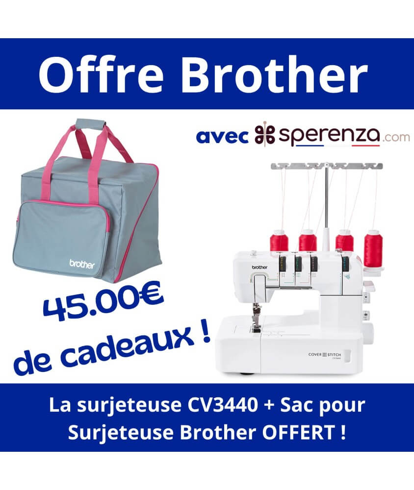 Recouvreuse CV3440 - Brother offre promotion soldes black friday idée cadeau DIY