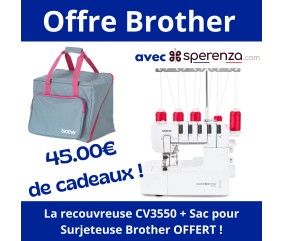 Recouvreuse CV3550 - Brother solde promotion idée cadeau black friday DIY idée cadeau