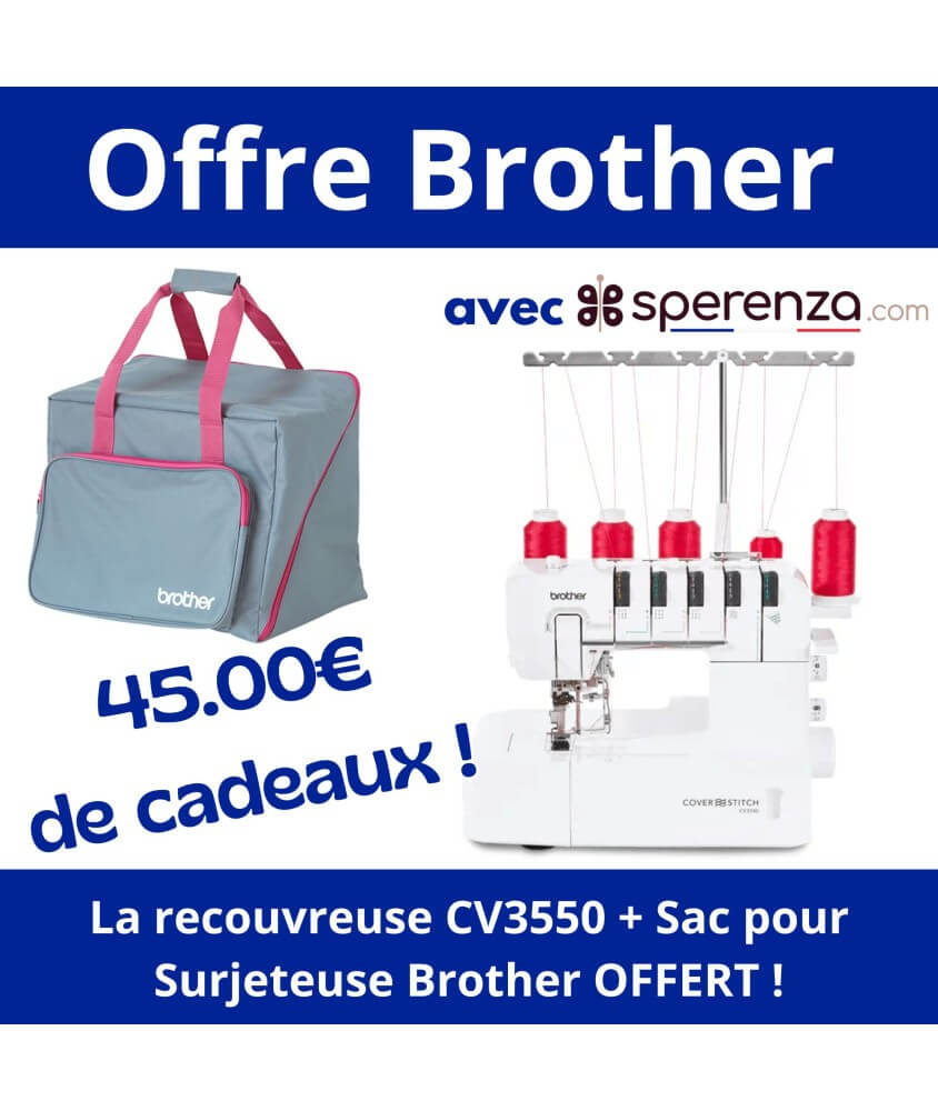 Recouvreuse CV3550 - Brother solde promotion idée cadeau black friday DIY idée cadeau