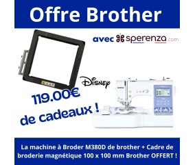 Machine à coudre et à broder Innov-is M380D BROTHER offre promotion promo soldes