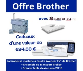 Aveneer EV1 brother offre cadeau super machine broderie couture