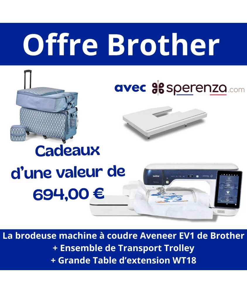 Aveneer EV1 brother offre cadeau super machine broderie couture