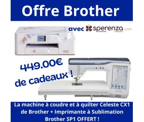 Machine Celeste CX1 - Brother promo promotion solde offre cadeaux