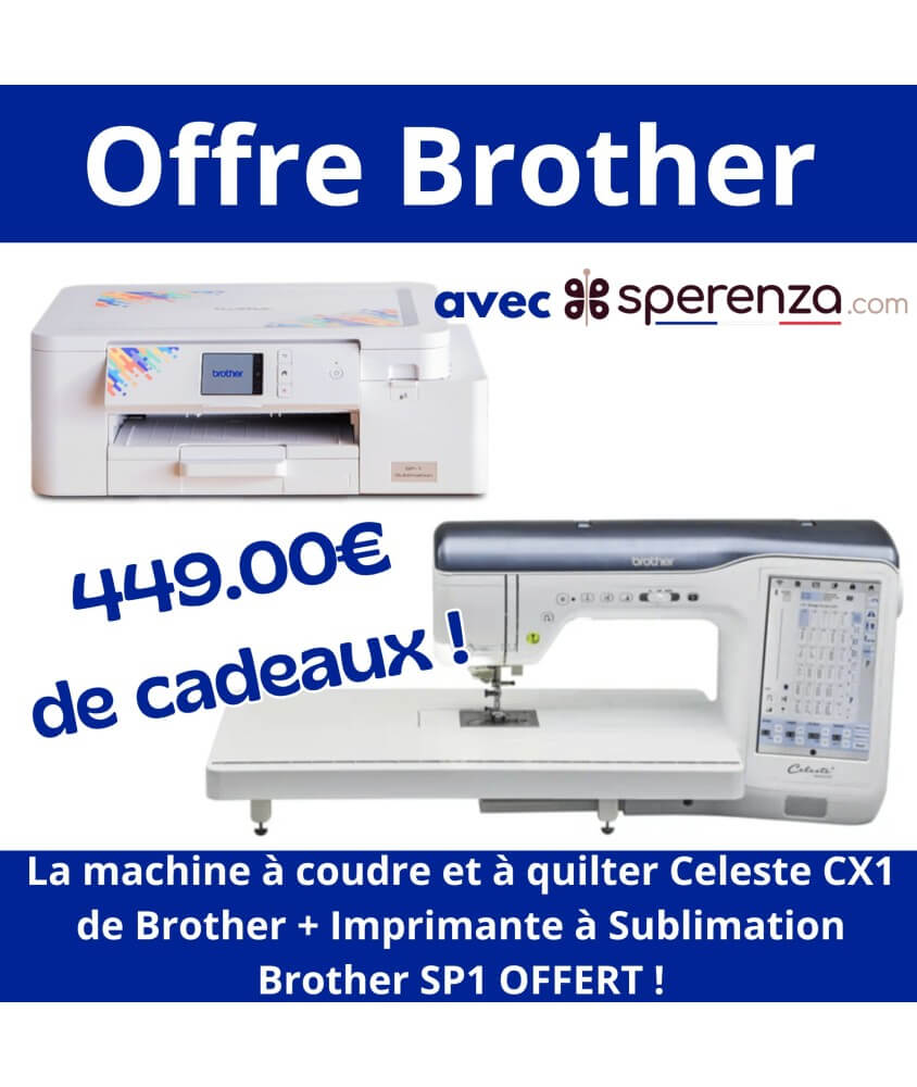 Machine Celeste CX1 - Brother promo promotion solde offre cadeaux