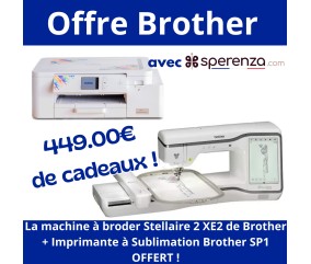 Machine à Broder Stellaire 2 XE2 de Brother - Garantie 5 ans - promo promotion solde black friday