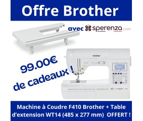 Machine à coudre Innov-is F410 - Brother - Garantie 3 ans Promotion cadeaux idée DIY promotion offre solde promo