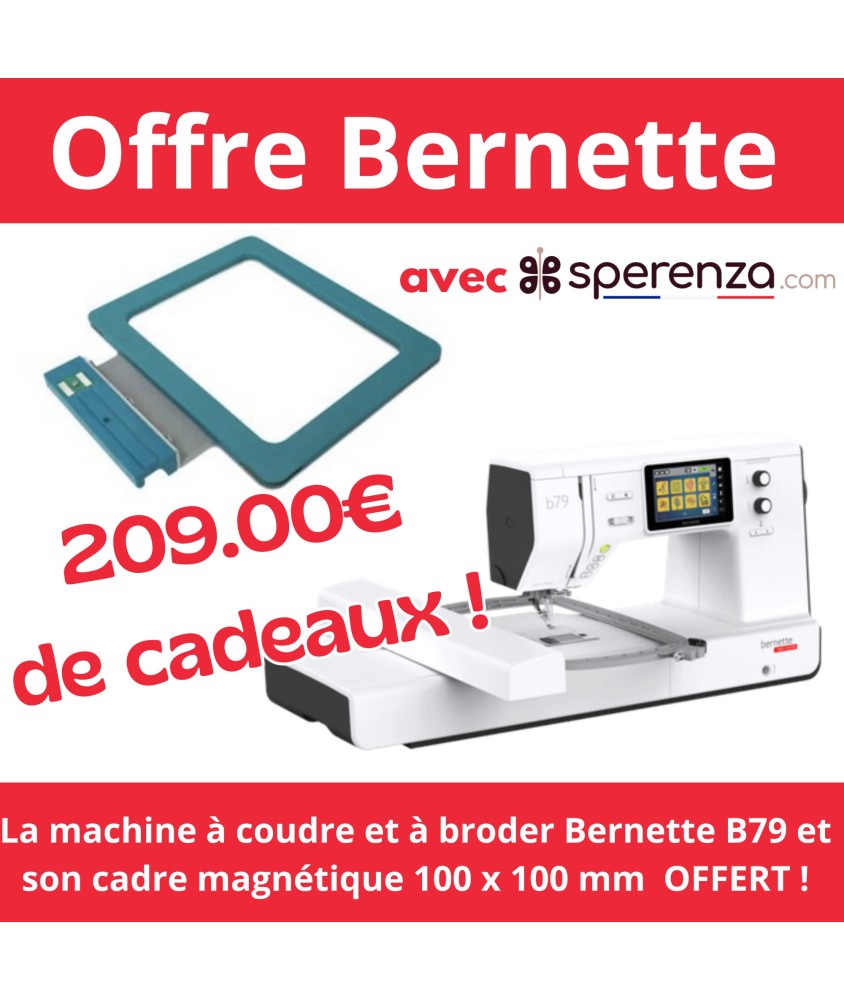Machine à coudre et à broder bernette B79 - Bernette - Garantie 5 ans promotion solde black friday