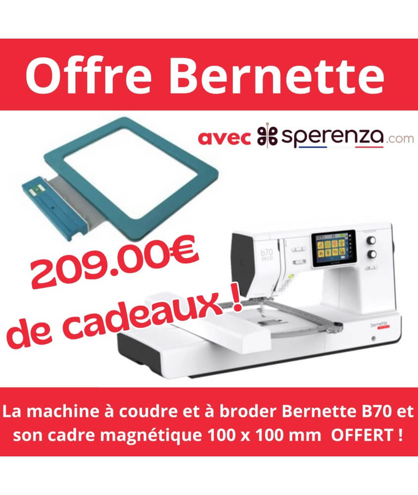 Machine à broder B70 DECO - Bernette - Garantie 5 ans black friday promo solde