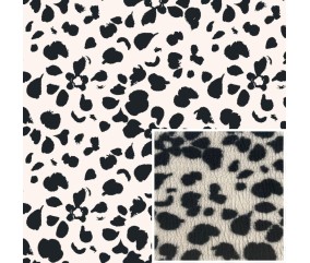 Tissu mouton imprimé léopard