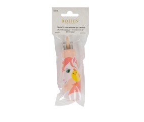 TRICOTIN BOIS ANIMAUX x5pcs - BOHIN