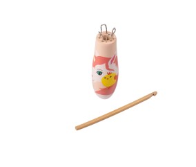 TRICOTIN BOIS ANIMAUX x5pcs - BOHIN