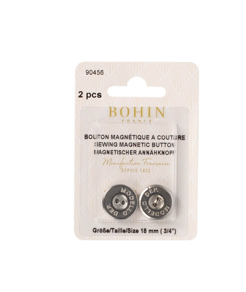 BOUTON MAGNET A COUDRE 18mm x2 sperenza