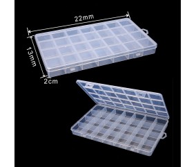 Boîte de rangement en plastique 22x13x2cm