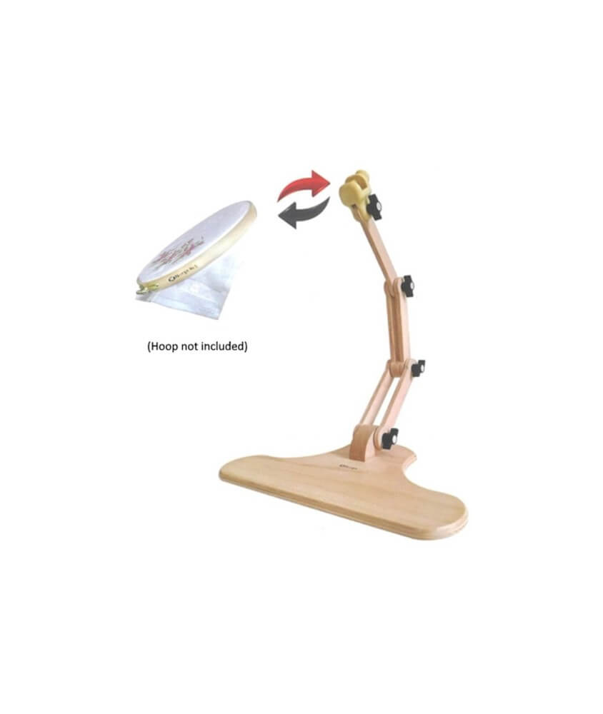 SUPPORT DE CERCLE DE BRODERIE AVEC PIED RÉGLABLE