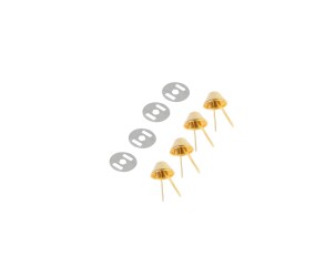 PATIN POUR SAC RONDELLE 15mm DORÉ Blister 4pcs - BOHIN