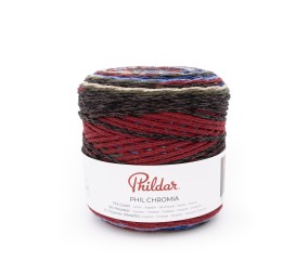 Fil à tricoter et crocheter PHIL CHROMIA - 150gr - Phildar