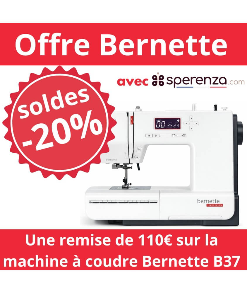 Machine à coudre B37 - Bernette - Garantie 5 ans solde réduction petit prix promo promotion