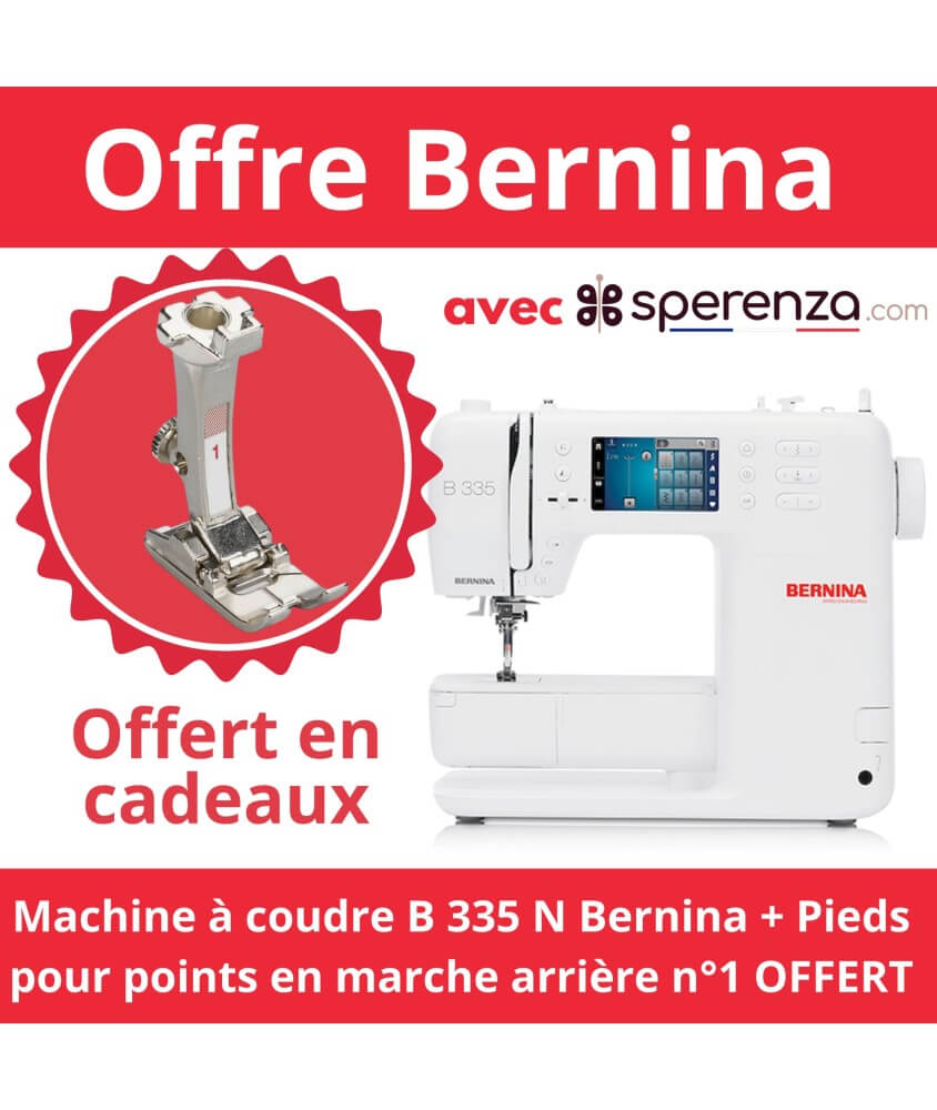 Machine à coudre Bernina B 335 New B335 N Garantie 5 ans Offre exclusive exceptionnel cadeau pas cher