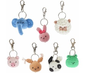 Kit de crochet Ricorumi « Porte-clés - Animaux Chingu » - Rico Design