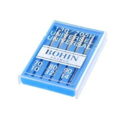 AIGUILLE MACHINE BOHIN S/ CARTE X 5 ASSORTIMENT 70-90 UNIVERSEL