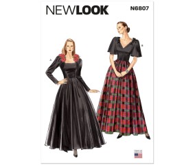 Patron New Look 6807 -  Robe de soirée