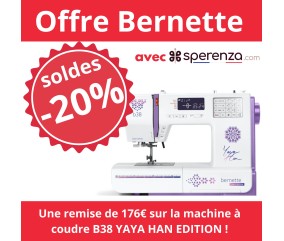 Machine à coudre B38 YAYA HAN EDITION - Garantie 5 ans - Bernette sperenza sperenza.com solde promo petit prix offre