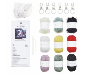 Kit de crochet Ricorumi « Porte-clés - Chingu Sky» - Rico Design
