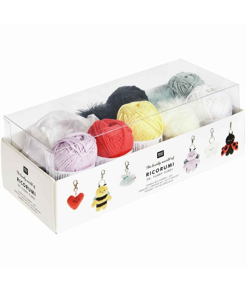 Kit de crochet Ricorumi « Porte-clés - Chingu Sky» - Rico Design