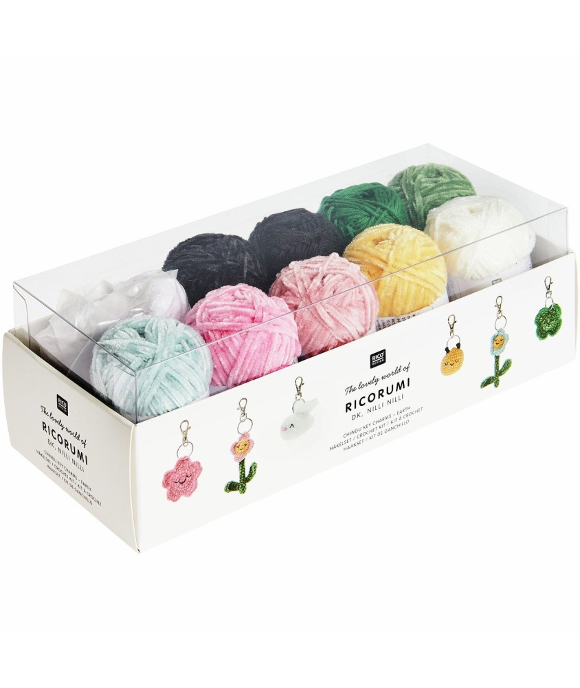 Kit de crochet Ricorumi « Porte-clés - Chingu Earth» - Rico Design