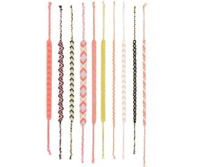 Kit DIY bracelet de l'amitié brésilien - Fashion colours - Rico Design
