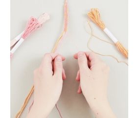 Kit DIY bracelet de l'amitié brésilien - Fashion colours - Rico Design