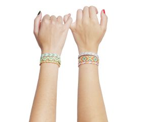 Kit DIY bracelet de l'amitié brésilien - Neon Mix - Rico Design