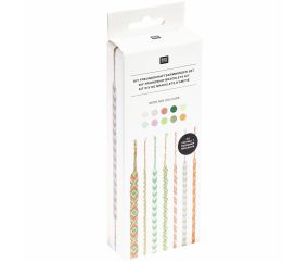 Kit DIY bracelet de l'amitié brésilien - Neon Mix - Rico Design