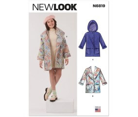 Patron New Look 6819 - Manteau