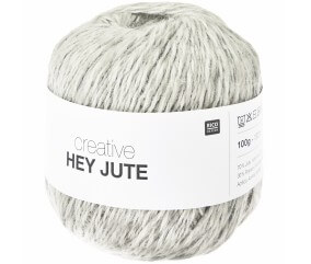 Fil de jute à tricoter ou crocheter HEY JUTE - 100gr - Rico Design