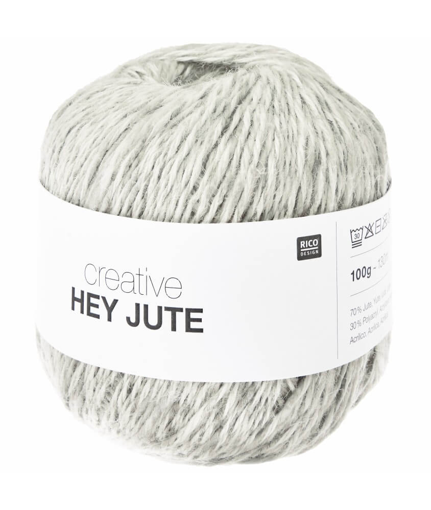 Fil de jute à tricoter ou crocheter HEY JUTE - 100gr - Rico Design