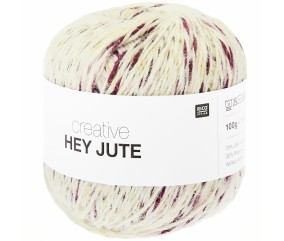Fil de jute à tricoter ou crocheter HEY JUTE - 100gr - Rico Design