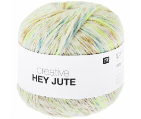 Fil de jute à tricoter ou crocheter HEY JUTE - 100gr - Rico Design