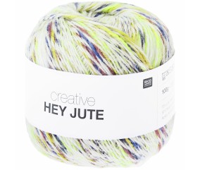 Fil de jute à tricoter ou crocheter HEY JUTE - 100gr - Rico Design