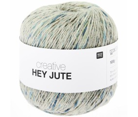 Fil de jute à tricoter ou crocheter HEY JUTE - 100gr - Rico Design