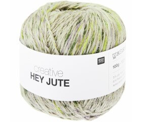 Fil de jute à tricoter ou crocheter HEY JUTE - 100gr - Rico Design