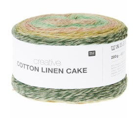 Pelote à tricoter Creative Cotton Linen Cake - 200GR - Rico Design