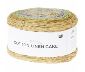 Pelote à tricoter Creative Cotton Linen Cake - 200GR - Rico Design
